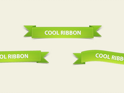 Little Green Ribbons - Free Psd