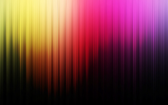 Rainbow Curtain Abstract