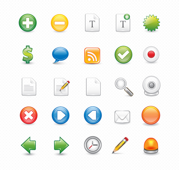 Icon Pack: 25 Vector Icons