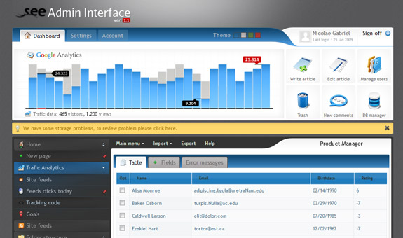 See Web Application Interface Designs 45+ Incredible Web Application Interface Designs