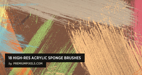 Acrylic Sponage Brushes, Open Source Web Design Resources