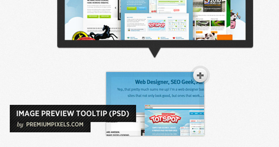 Image Preview Tooltip, Open Source Web Design Resources