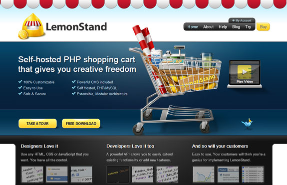 lemon stand Web Application Interface 45+ Incredible Web Application Interface Designs