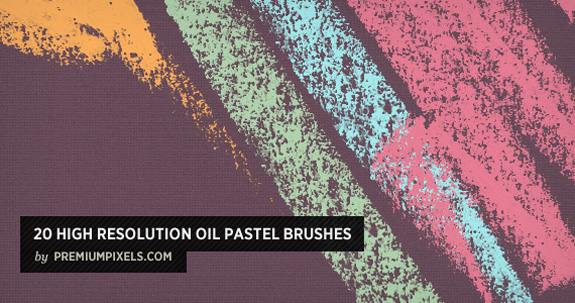 Oil Pastel Brushes, Open Source Web Design Resources