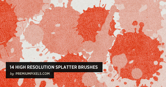 Splatter Brushes, Open Source Web Design Resources