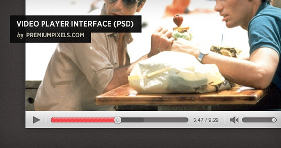 Video Player Interface, Open Source Web Design Resources