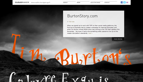 Burton's Story, Website Background Designs, Trends and Resources