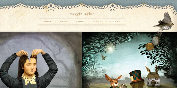 Maggie Taylor, Website Background Designs, Trends and Resources