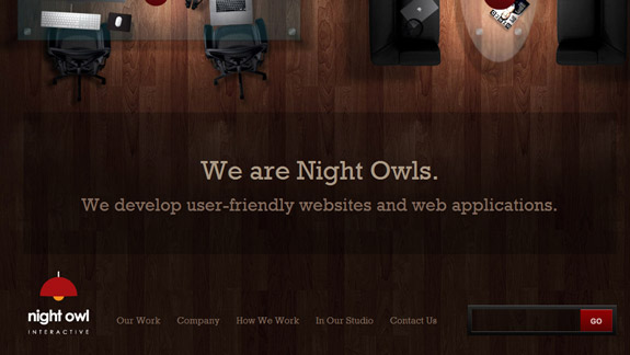 Night Owl, Website Background Designs, Trends and Resources