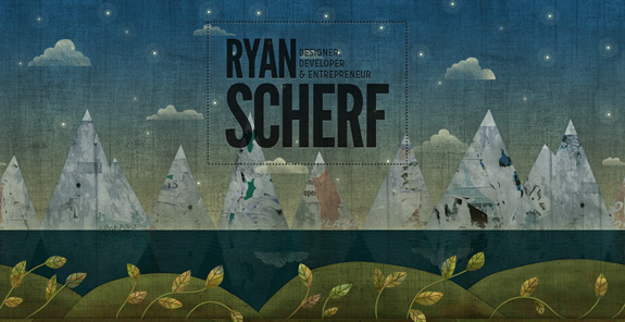 Ryan Scherf, Website Background Designs, Trends and Resources