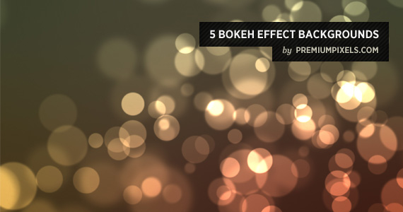 5 Bokeh Effect Backgrounds