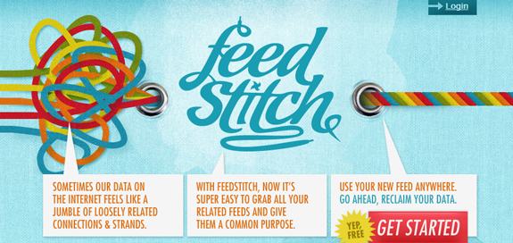 Feed Stitch, Unique Blog Header Designs