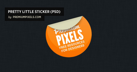 Pretty Little Sticker PSD