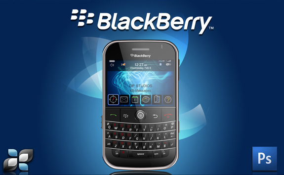 Blackberry PSD Template
