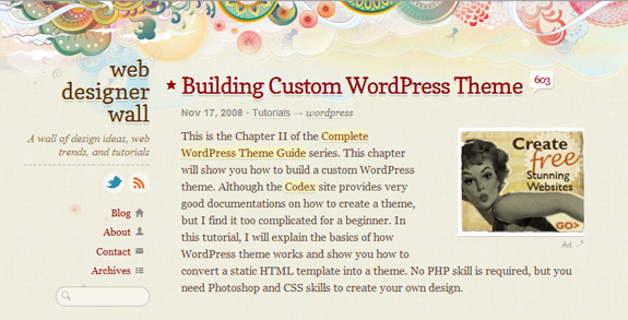 Building Custom WordPress Theme