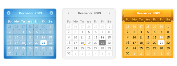 Calendar Designs in PSD