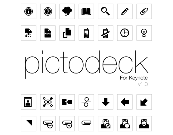 Over 700 Pictograms For Keynote
