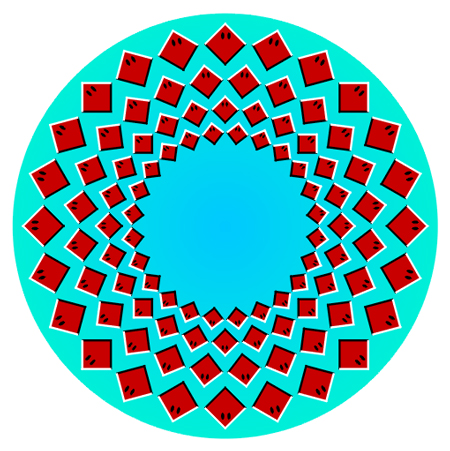 Expanding Circles Illusion