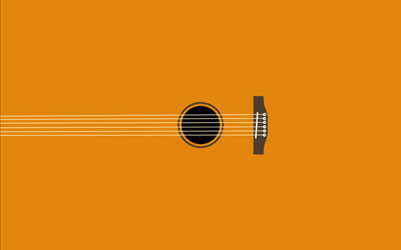 Guitar Minimal Wallpaper
