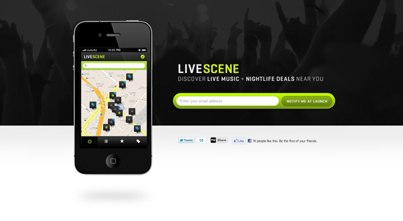LiveScene, Notify Me At Launch