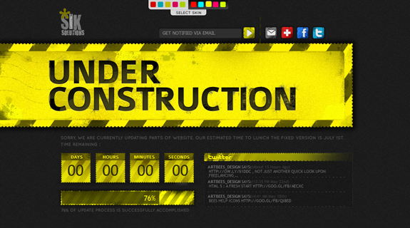 Under Construction Website Design