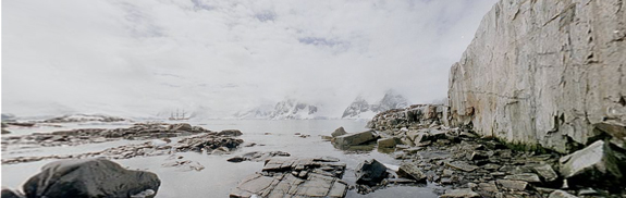 Antarctica in Panoramic View
