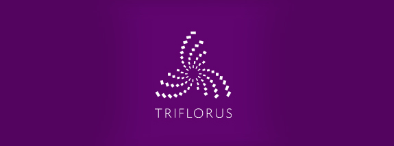Triflorus, Flower Logo Design