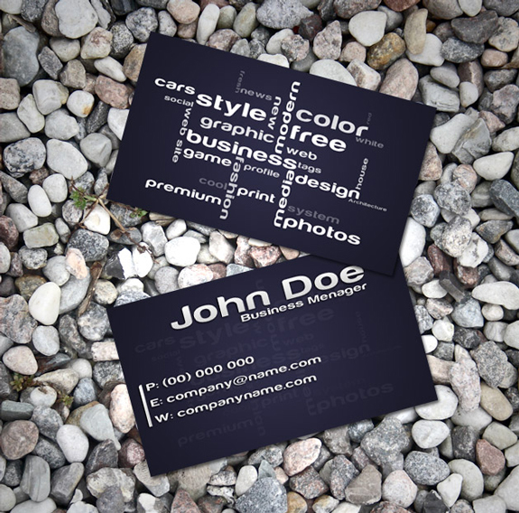 Business Card for Manager
