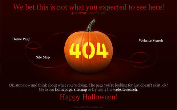 Free 404 Error Page Template