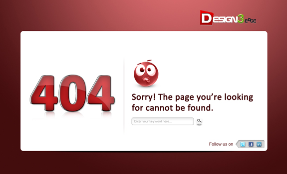 Fresh 404 Error Template