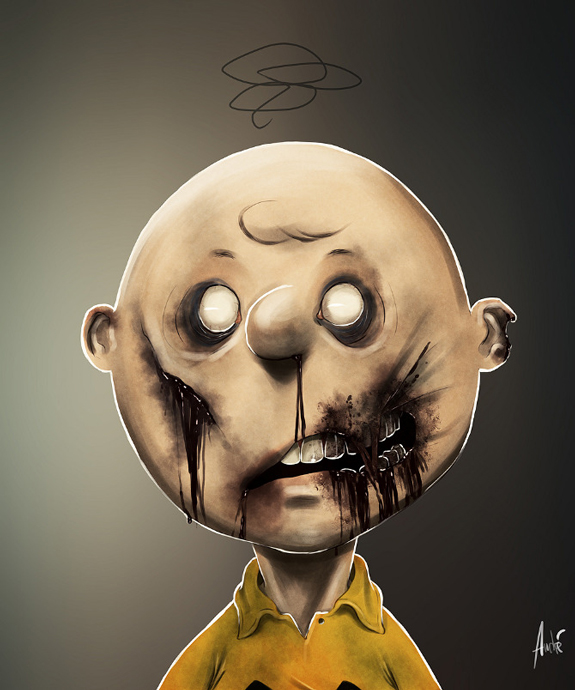 Cool Illustrations of Zombie Portraits