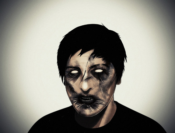 Cool Illustrations of Zombie Portraits