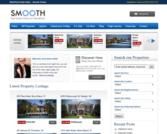 Smooth - Real Estate Theme For WordPress