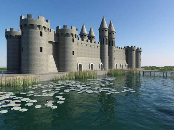 3D Castle Exterior