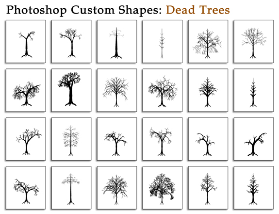 Trees Custom Shapes