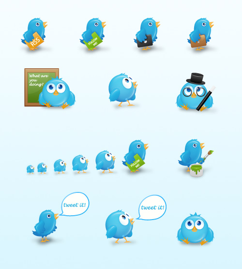 Cute Free Twitter Icons