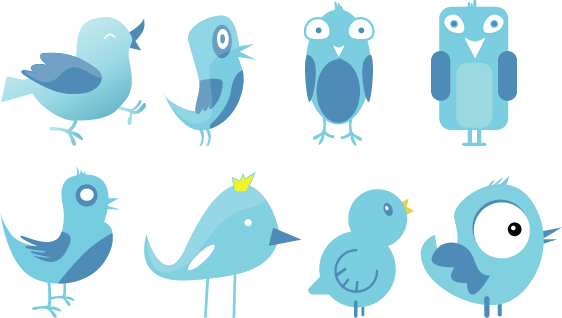 Twitter Birds Set