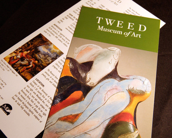 Tweed Museum of Art Rack Card