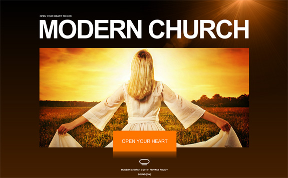 Modern Church Website Design