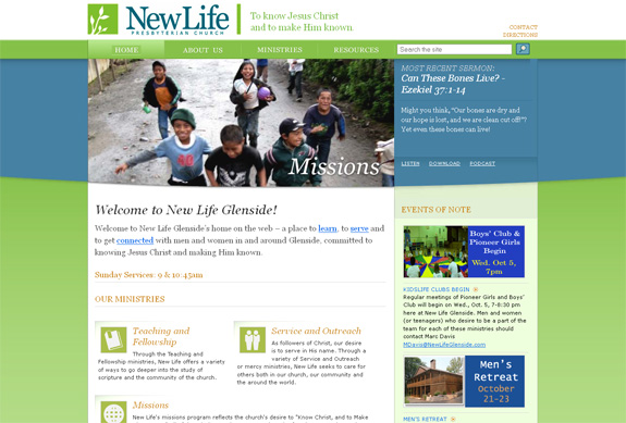 New Life Church Website