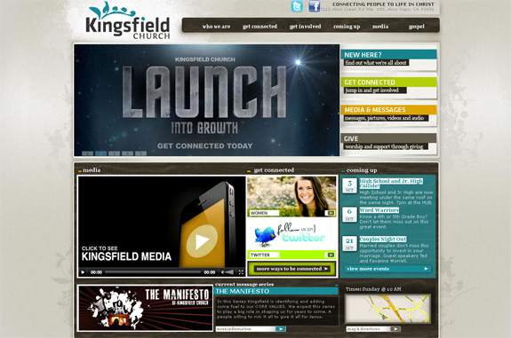 Kingsfield Church Website Design