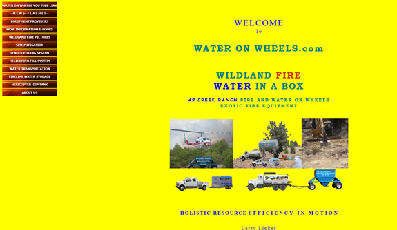 Water on Wheels - Bad Web Design