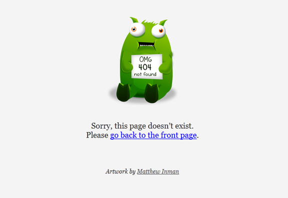 404 Design Page