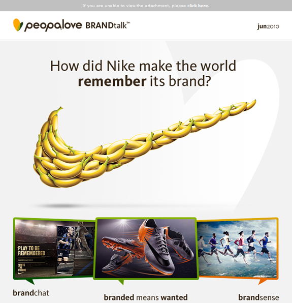 Nike Newsletter Design