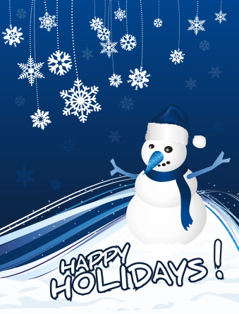 Snowman Greeting Card