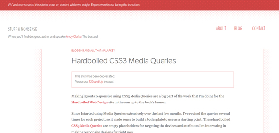 Hardboiled CSS3 Media Queries