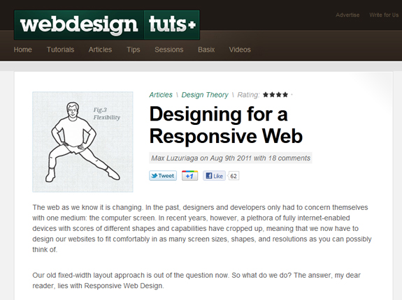 Designing for a Responsive Web