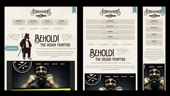 Forefathers Group - Responsive Web Inspiration