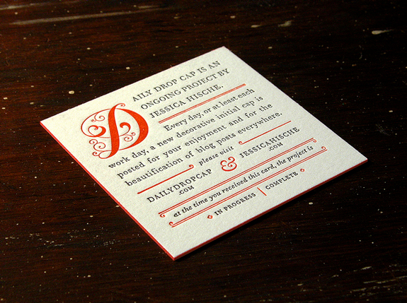Typography in Business Card