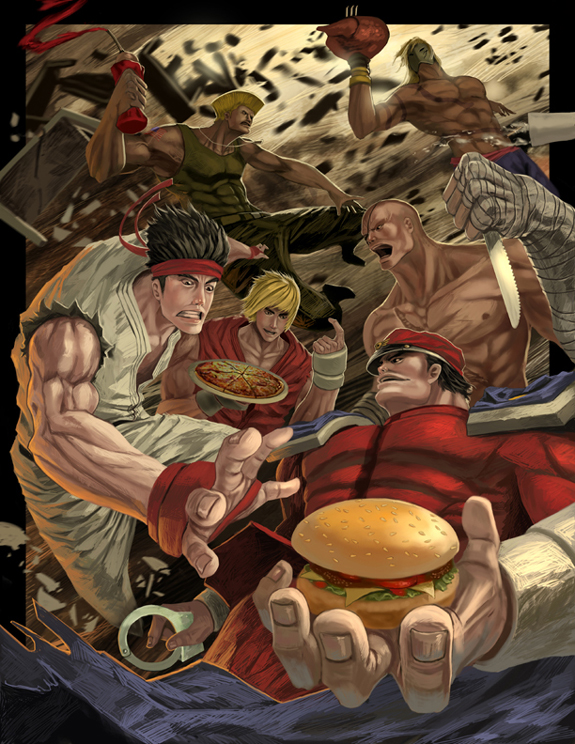 Street Fighter Characters Artwork